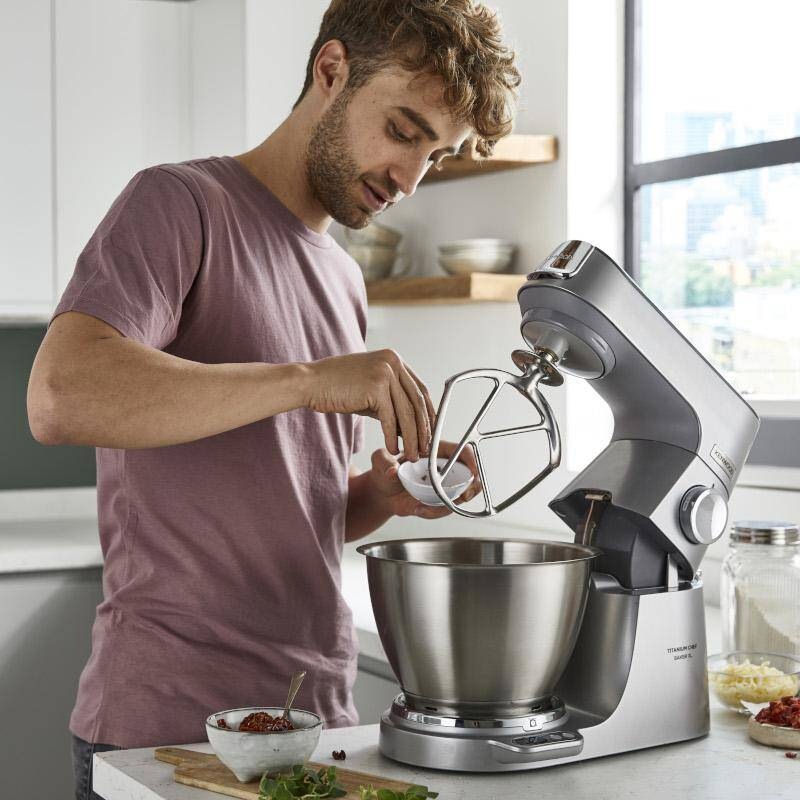 Kuchyňský robot KENWOOD Titanium Chef Baker KVC85.594SI stříbrný