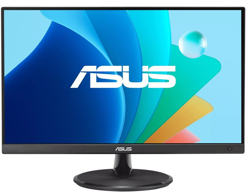 Herní monitor Asus VP227HF v černé barvě.