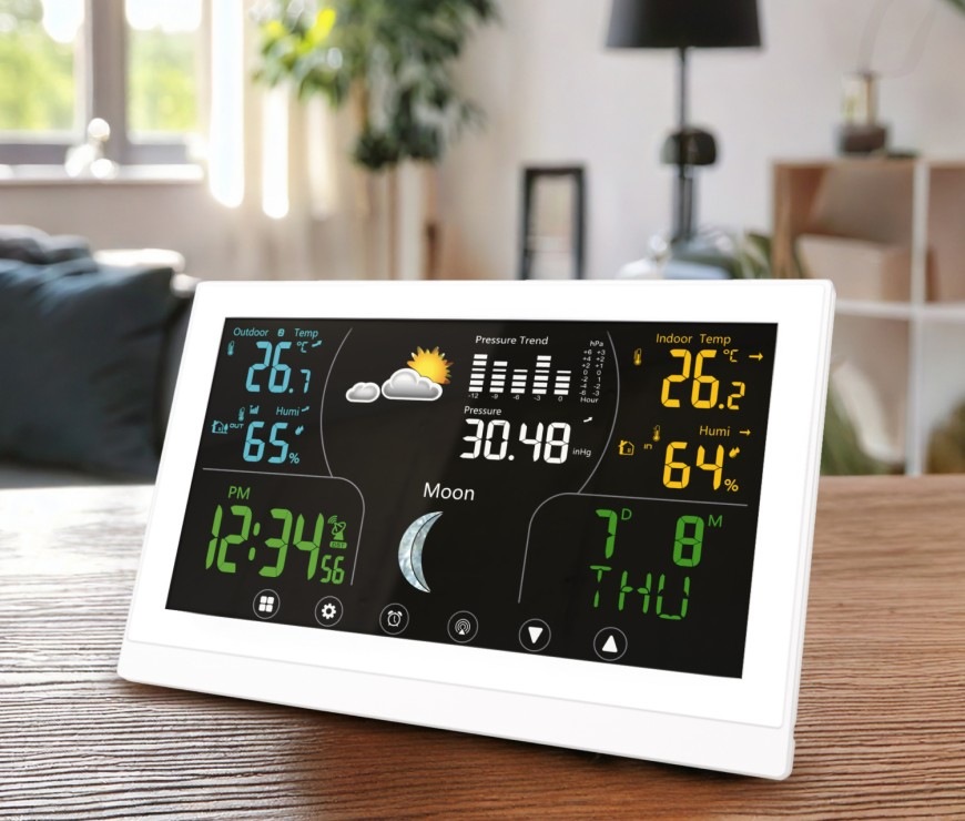 Meteorologická stanice Solight TE110 bílá Meteostanice Solight TE110 umístěná v interiéru