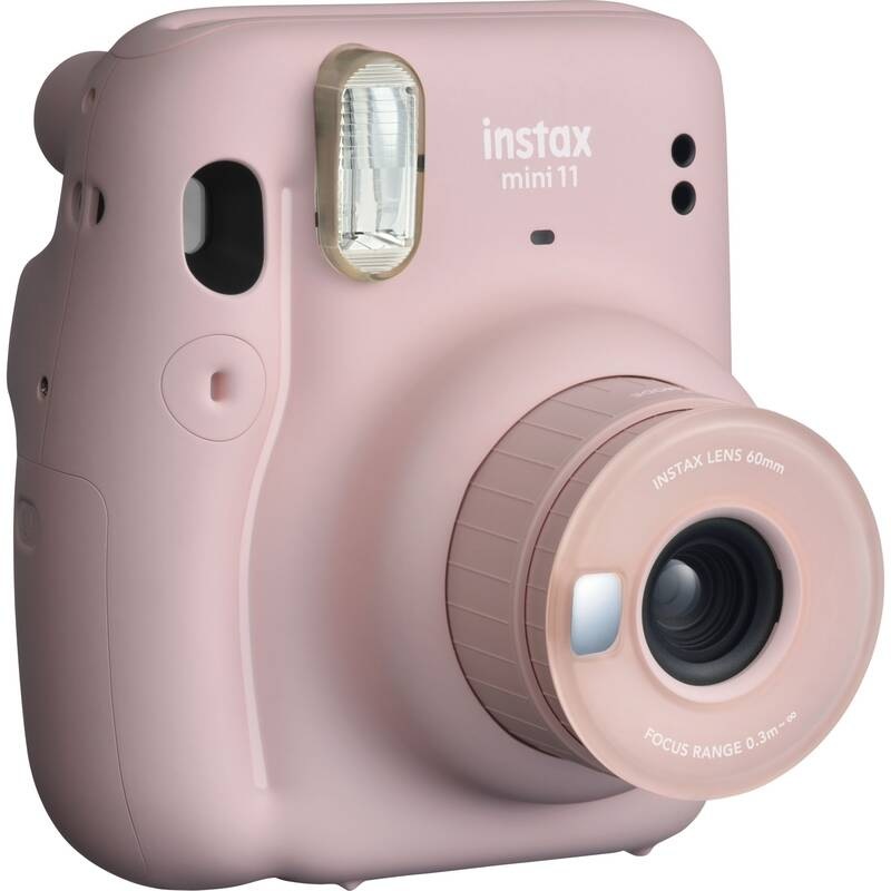 Instantní fotoaparát Fujifilm Instax mini 11 + pouzdro růžový Instantní fotoaparát Fujifilm Instax mini 11 + pouzdro růžový