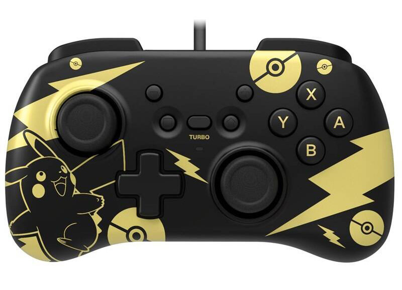 Gamepad HORI HORIPAD Mini pro Nintendo Switch - Pikachu Black & Gold HORI HORIPAD Mini pro Nintendo Switch - Pikachu Black & Gold