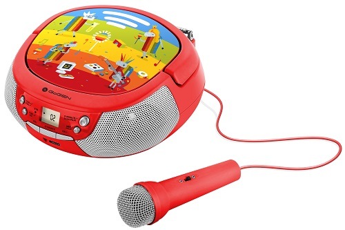 Radiopřijímač s CD GoGEN DÉČKO PŘEHRÁVAČ R červený Radiopřijímač s CD GoGEN DÉČKO PŘEHRÁVAČ R červený