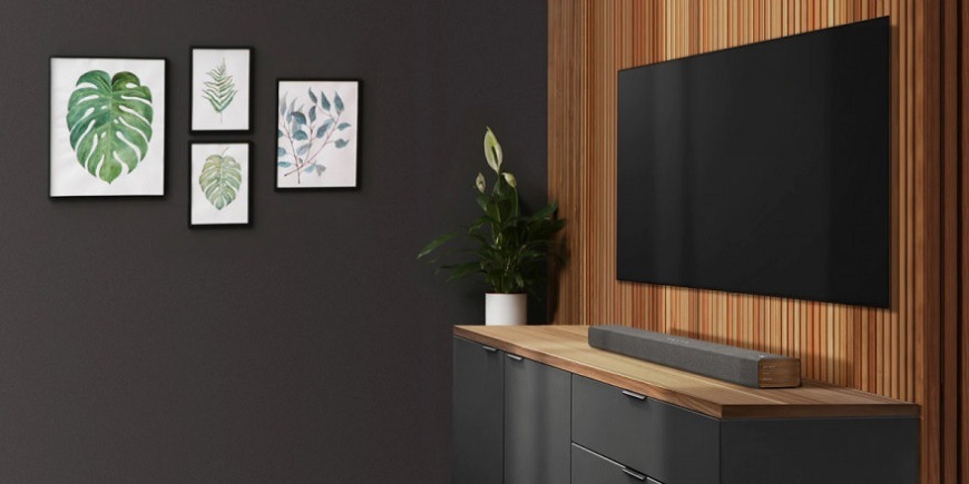 Soundbar LG SP2 černý/dřevo Soundbar LG SP2 černý/dřevo