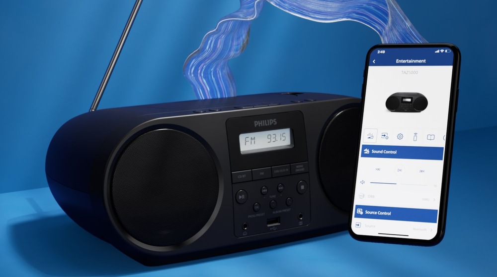 Radiopřijímač s CD Philips TAZ5000 černý