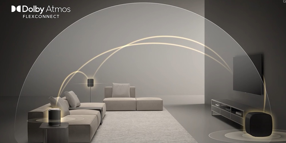 Televize LG 75MRGB86B6A Virtuální 11.1.2 zvuk s AI Sound a Object Remastering Pro vás obklopí prostorovým audiem.