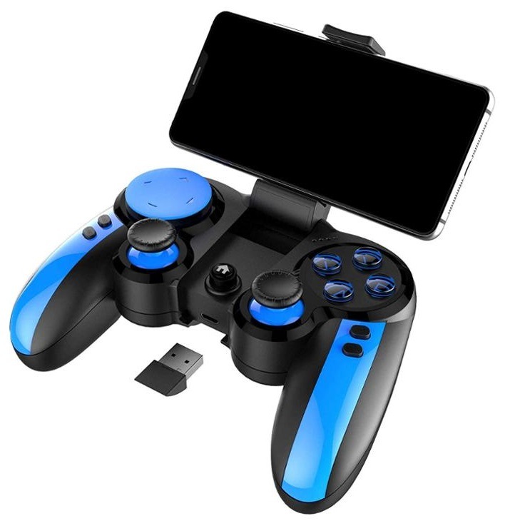 Gamepad iPega Blue Elf, iOS/Android, BT černý/modrý