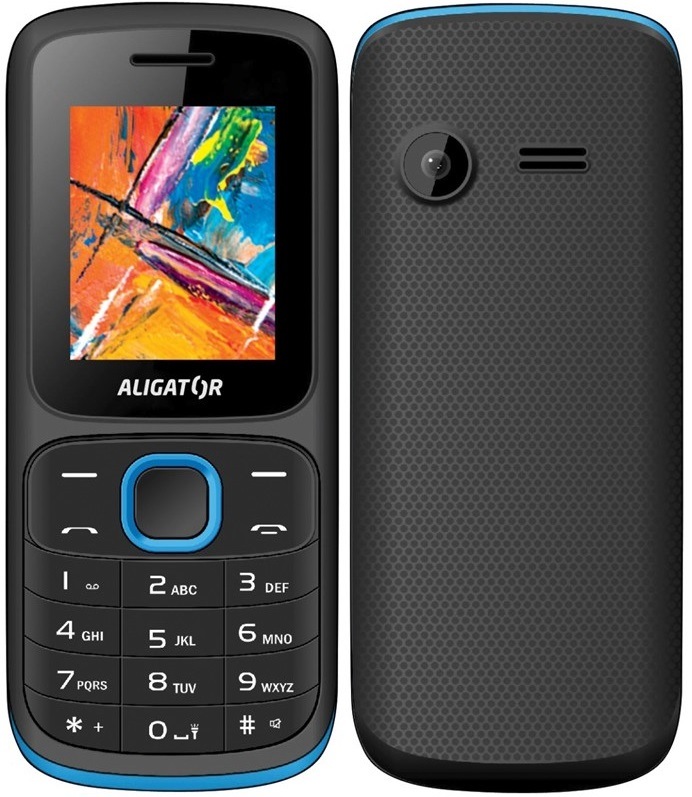 Mobilní telefon Aligator D210 Dual SIM černý/modrý