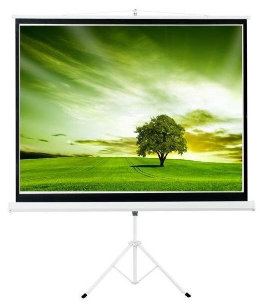 Plátno Aveli stativ 150x113 cm 74" bílé