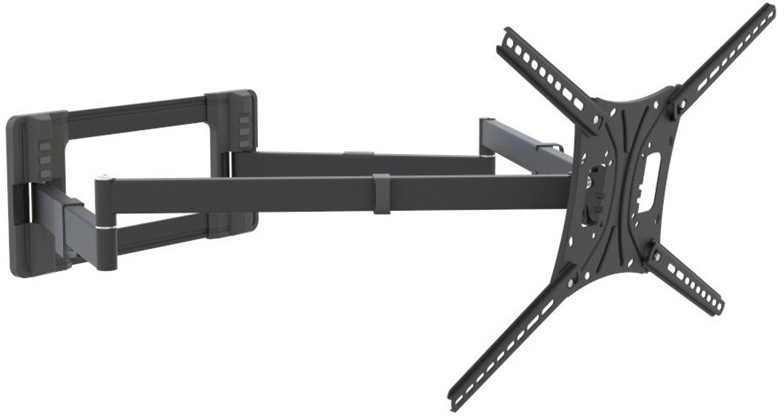 Držák TV Barkan BM464XL, polohovatelný, pro úhlopříčku 13" až 83", nosnost 50 kg - černý