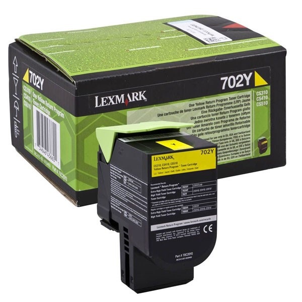 Toner Lexmark 70C2XY0, 4000 stran, pro CS510de, CS510dte žlutý
