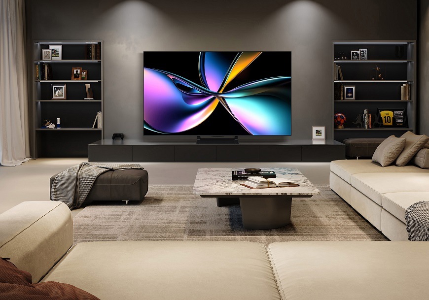 Hisense TV 65U7QPRO, v domácnosti