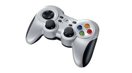 Gamepad Logitech F710 Wireless pro PC stříbrný