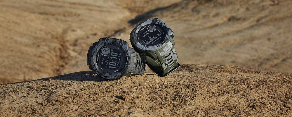 Chytré hodinky Garmin Instinct Solar Camo Optic černé Chytré hodinky Garmin Instinct Solar Camo Optic černé