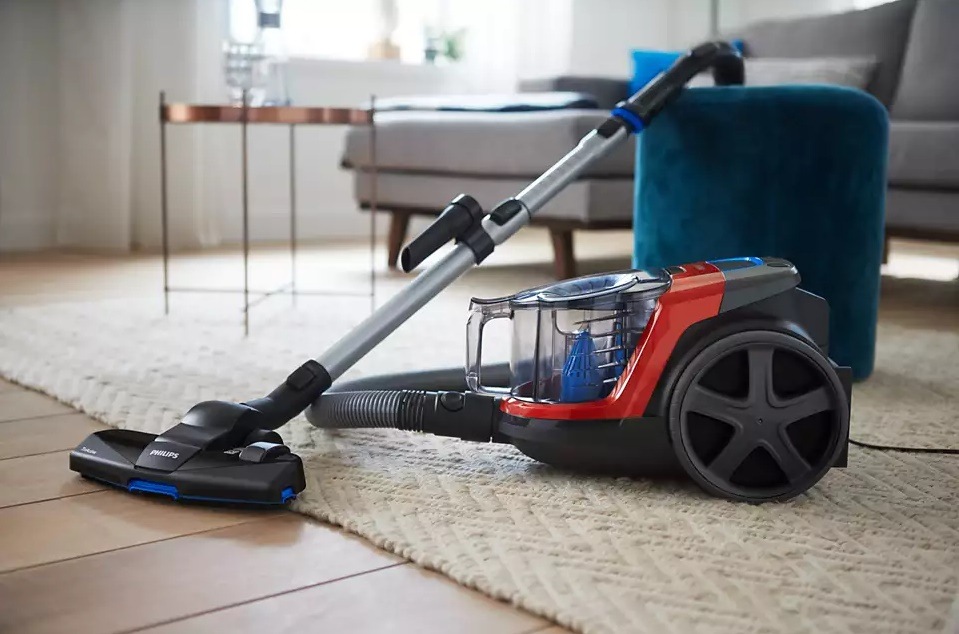 Podlahový vysavač Philips PowerPro Compact FC9330/09 červený/modrý Podlahový vysavač Philips PowerPro Compact FC9330/09 červený/modrý
