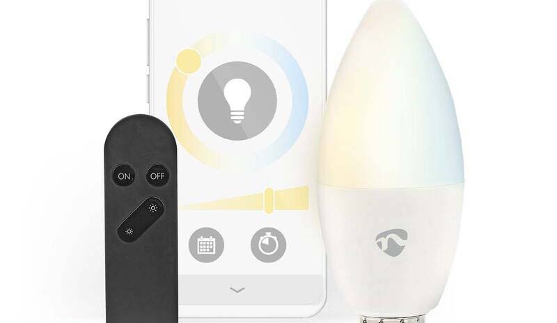 Chytrá žárovka Nedis SmartLife svíčka, Wi-Fi, E14, 470 lm, 4.9 W, Teplá - studená bílá