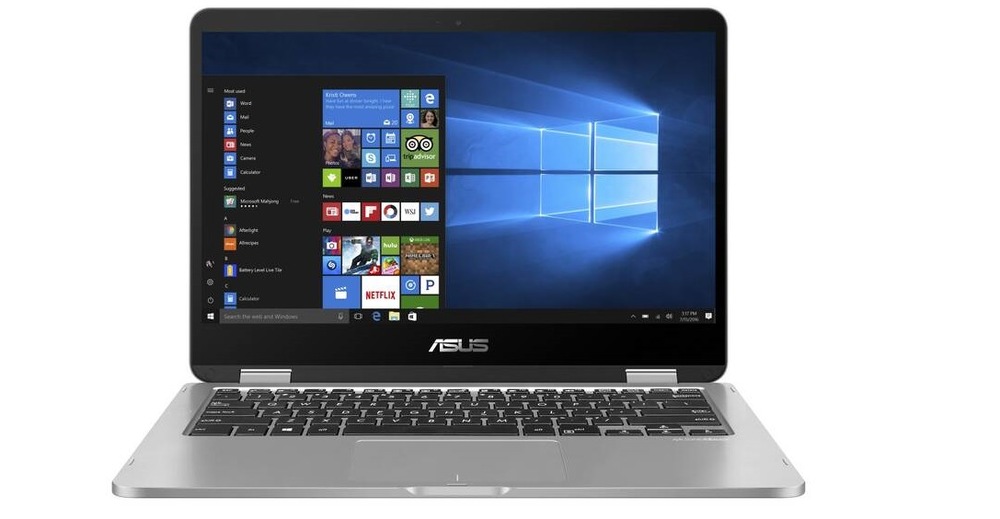 Notebook Asus Vivobook 14 Flip + Microsoft 365 pro jednotlivce šedý Notebook Asus Vivobook 14 Flip + Microsoft 365 pro jednotlivce šedý