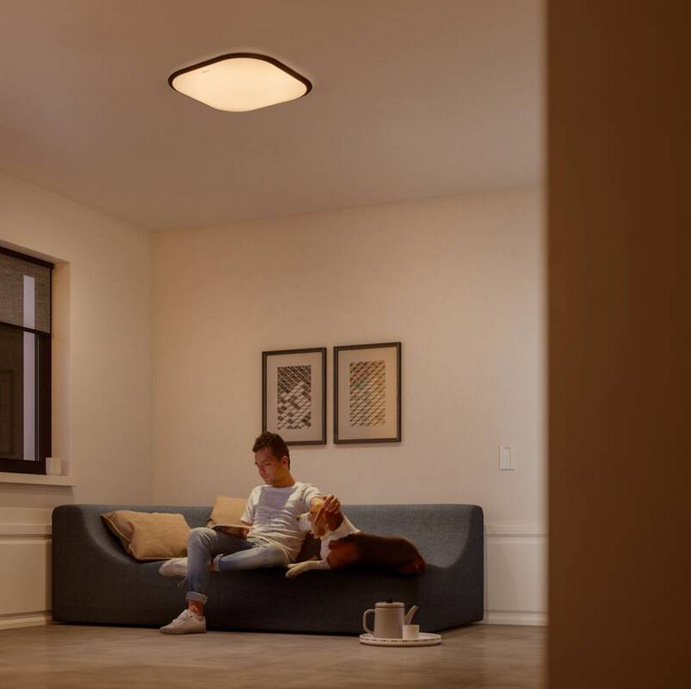 Stropní svítidlo Philips Cavanal SQ, teplá bílá bílé Stropní svítidlo Philips Cavanal SQ, teplá bílá bílé