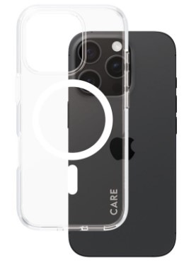 Kryt na mobil PanzerGlass CARE Urban Combat MagSafe na Apple iPhone 16 Pro bílý/průhledný