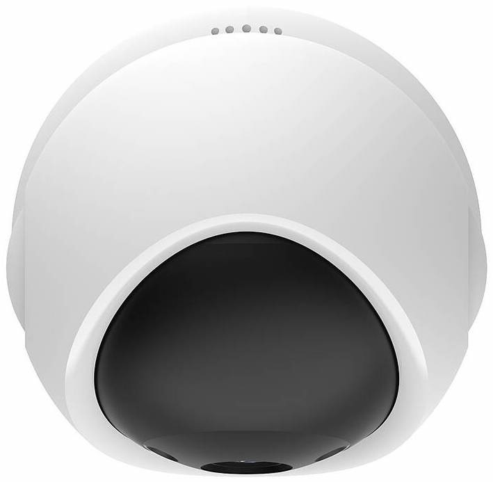 IP kamera EZVIZ H6c G1 4K bílá Horní pohled na kameru EZVIZ H6c G1 3K s černým krytem objektivu