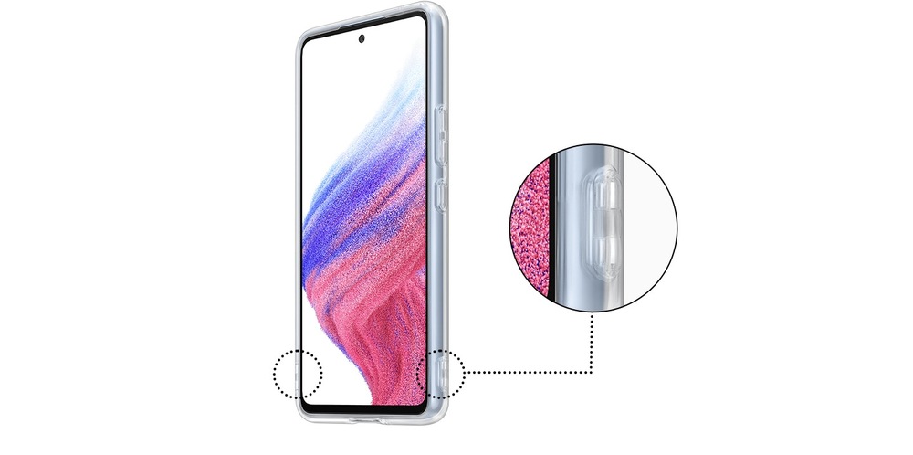 Kryt na mobil Samsung Galaxy A53 5G průhledný Kryt na mobil Samsung Galaxy A53 5G průhledný