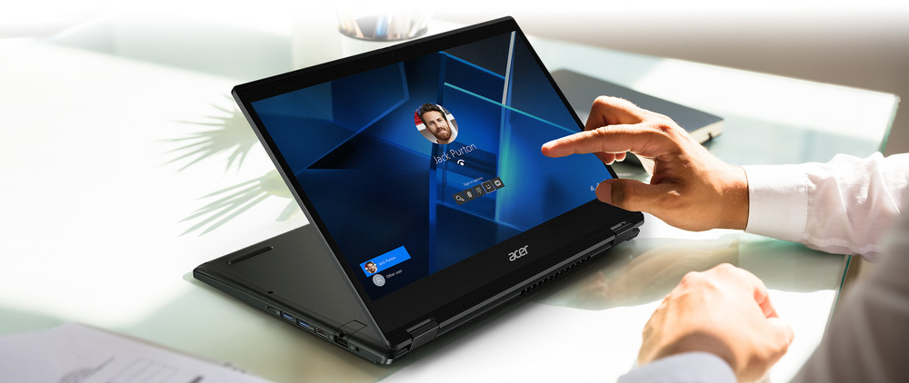 Notebook Acer TravelMate Spin P4 (TMP414RN-51-589B) modrý Notebook Acer TravelMate Spin P4 (TMP414RN-51-589B) modrý