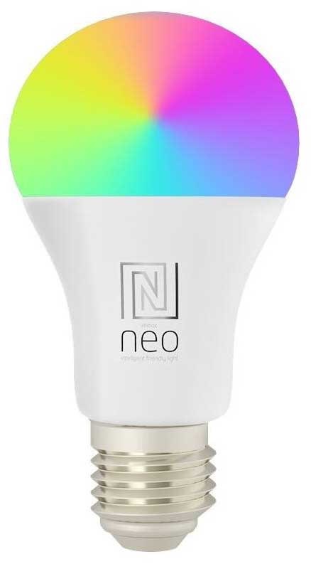 Chytrá žárovka IMMAX NEO SMART LED E27 11W RGB+CCT barevná a bílá, stmívatelná, Zigbee, TUYA