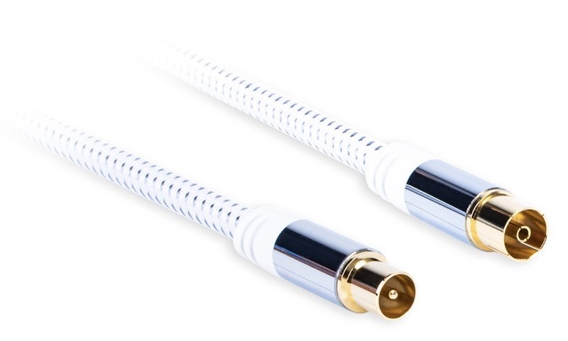 Koaxiální kabel AQ 10m bílý