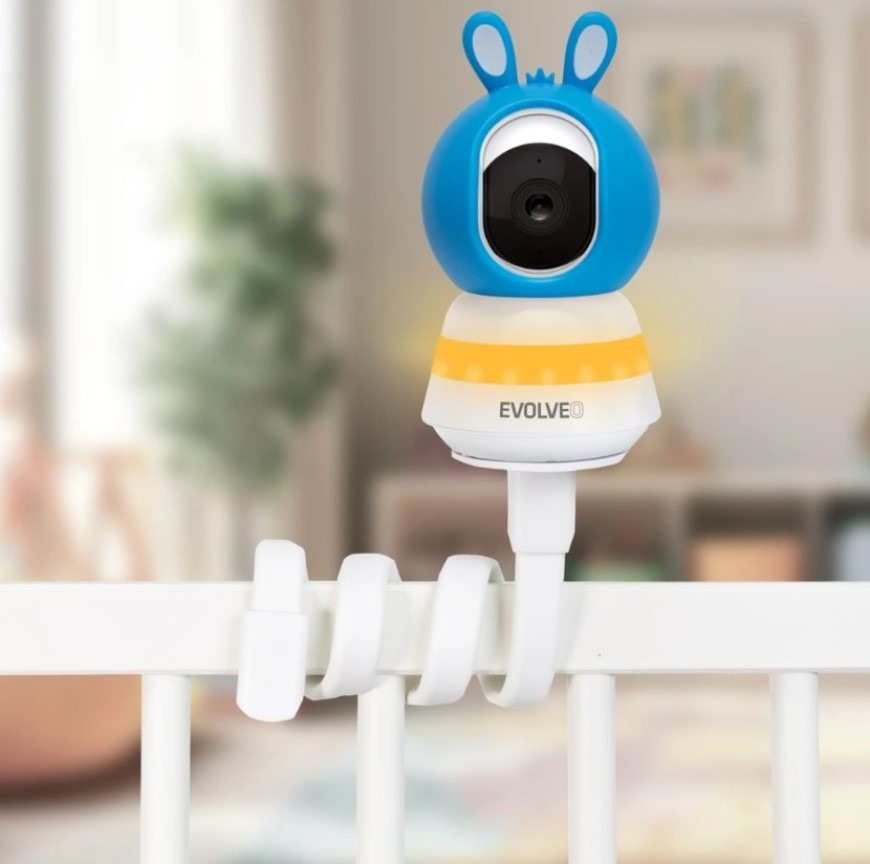 Dětská elektronická chůva Evolveo Baby Monitor N5, modrá