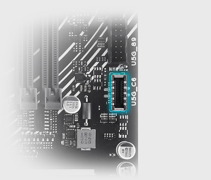 Základní deska Asus PRIME B650M-R Asus PRIME B650M-R AMD AM5 podporuje moderní připojení, včetně USB-C