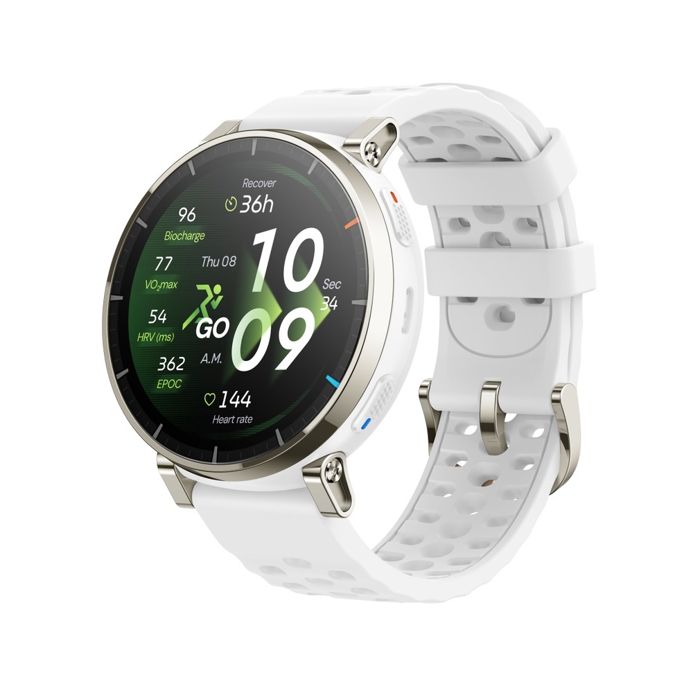 Chytré hodinky Amazfit Active 3 Premium - bílé