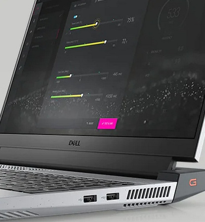 Notebook Dell G15 (5515) stříbrný