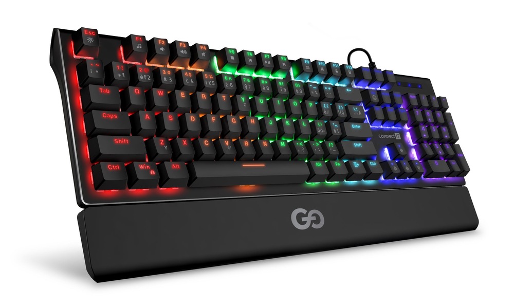 Klávesnice Connect IT GG, CZ/SK layout černá Connect IT GG (CKB-7050-CS)