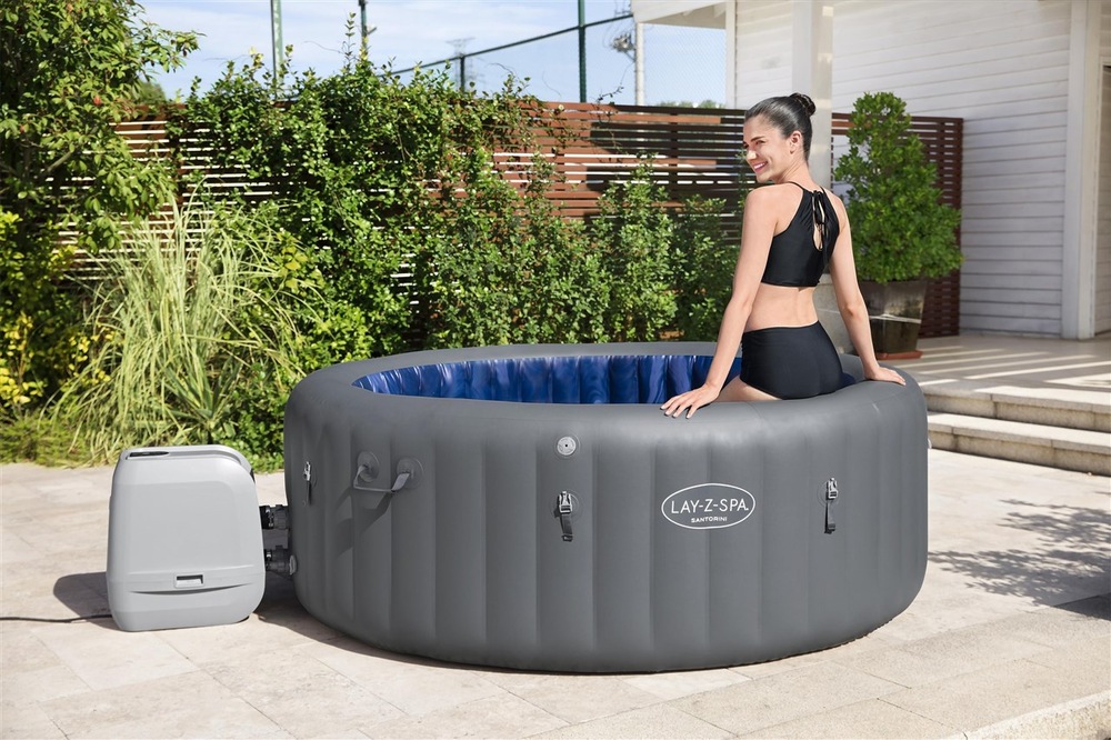 Vířivka Bestway Lay-Z-Spa® Santorini HydroJet Pro™ s APP Vířivka Bestway Lay-Z-Spa® Santorini HydroJet Pro™ s APP