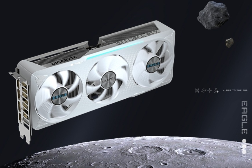 Grafická karta GIGABYTE GeForce RTX 5070 EAGLE OC ICE SFF 12G