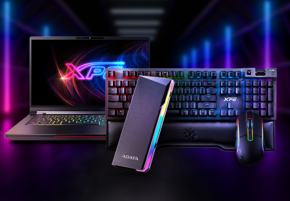 Externí rámeček ADATA EC700G M.2, USB-C 3.2 Gen 2, RGB černý Externí rámeček ADATA EC700G M.2, USB-C 3.2 Gen 2, RGB má RGB osvětlení