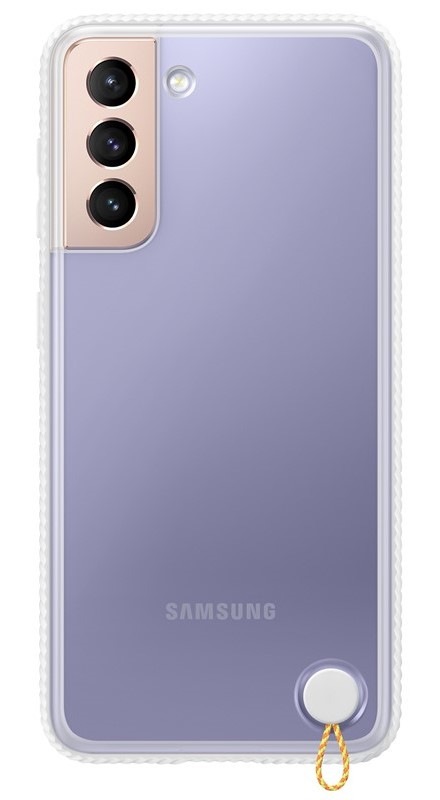 Kryt na mobil Samsung Galaxy S21 5G bílý/průhledný