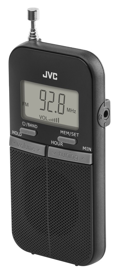 Radiopřijímač JVC RA-E411B černý
