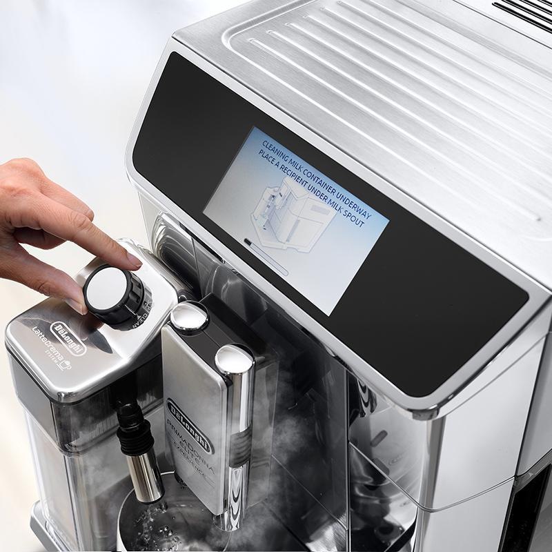 Automatický kávovar De'Longhi PrimaDonna Elite ECAM 650.85.MS stříbrný Espresso De'Longhi ECAM 650.85.MS PrimaDonna Elite