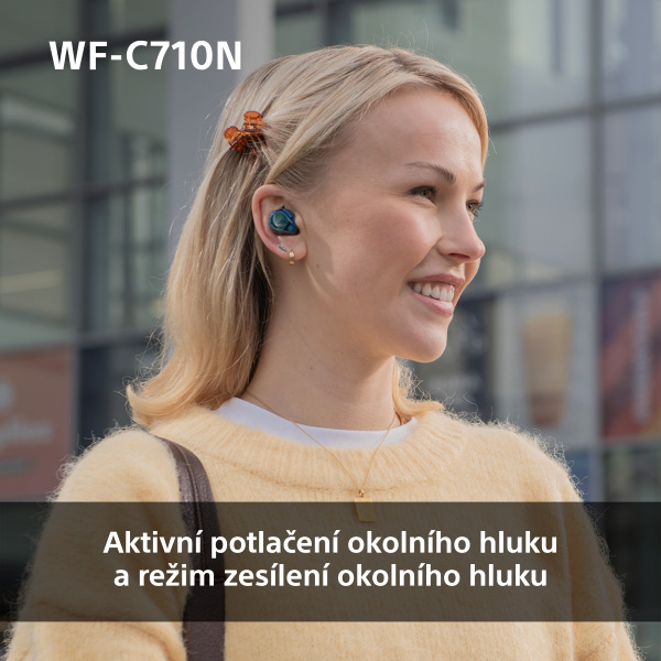 Sluchátka Sony WF-C710N Noise Cancelling - černá
