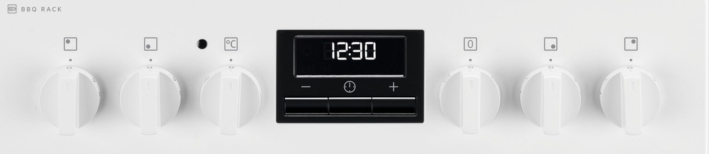 Sklokeramický sporák Electrolux LKR540267W bílý Ovládací panel sporáku Electrolux LKR540267W.