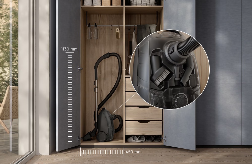 Podlahový vysavač Electrolux 300 Clean EB31C1UG šedý Podlahový vysavač Electrolux 300 Clean EB31C1UG šedý