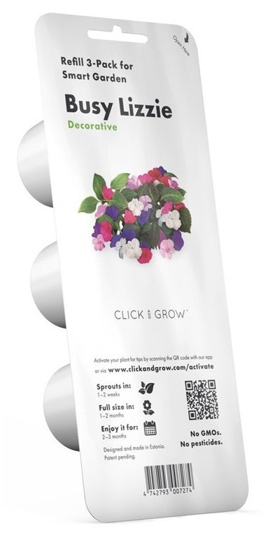 Semínka Click and Grow s rychlým cyklem pěstování, 3 ks sazenic