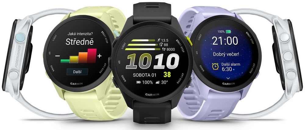 Chytré hodinky Garmin Forerunner 70 barevné varianty