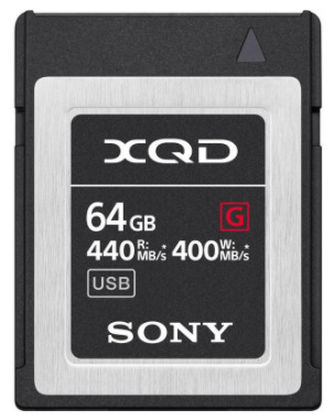 Paměťová karta Sony XQD G 64 GB (440R/400W) Sony XQD 240GB G série