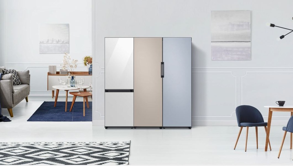 Chladnička s mrazničkou Samsung Bespoke RB38A7B6AS9/EF stříbrná Chladnička s mrazničkou Samsung Bespoke RB38A7B6AS9/EF stříbrná