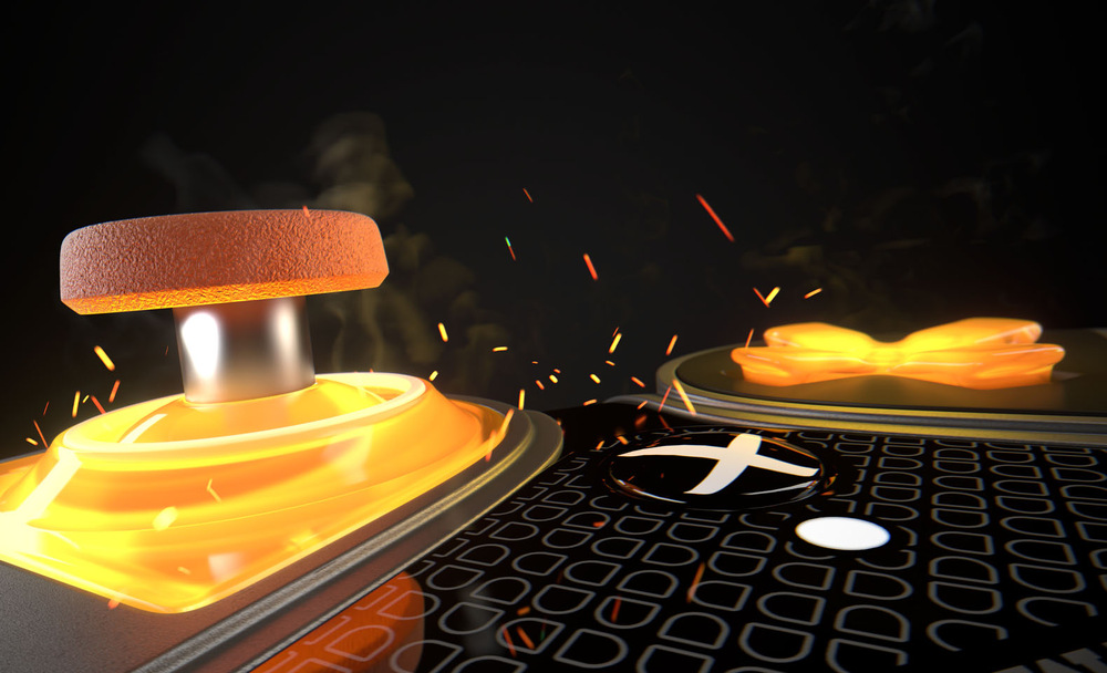 Thrustmaster eSwap X LED Orange Crystal Pack