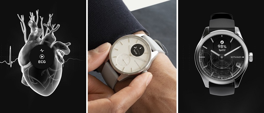 Chytré hodinky Withings Scanwatch 2 38 mm černé