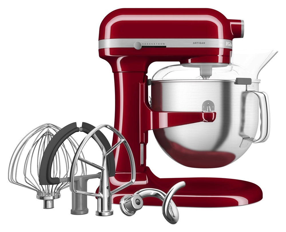 Kuchyňský robot KitchenAid Artisan 5KSM70SHXEER červený