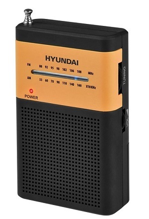 Radiopřijímač Hyundai PPR 310 BO černý/oranžový