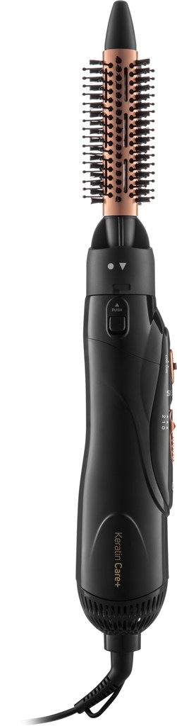 Kulma Sencor SHS 8401BK černá Kulma Sencor SHS 8401BK a pohled na tlačítko pro uvolnění nástavce